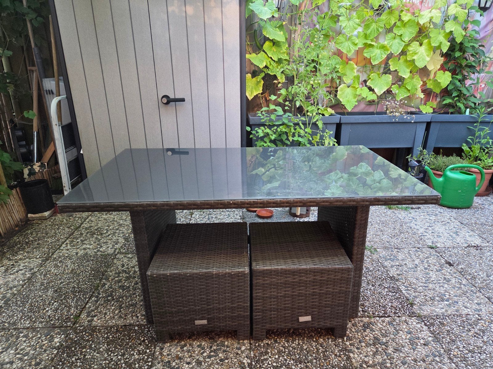 Garden tuintafel, Ophalen, Gebruikt, Rechthoekig, Kunststof
