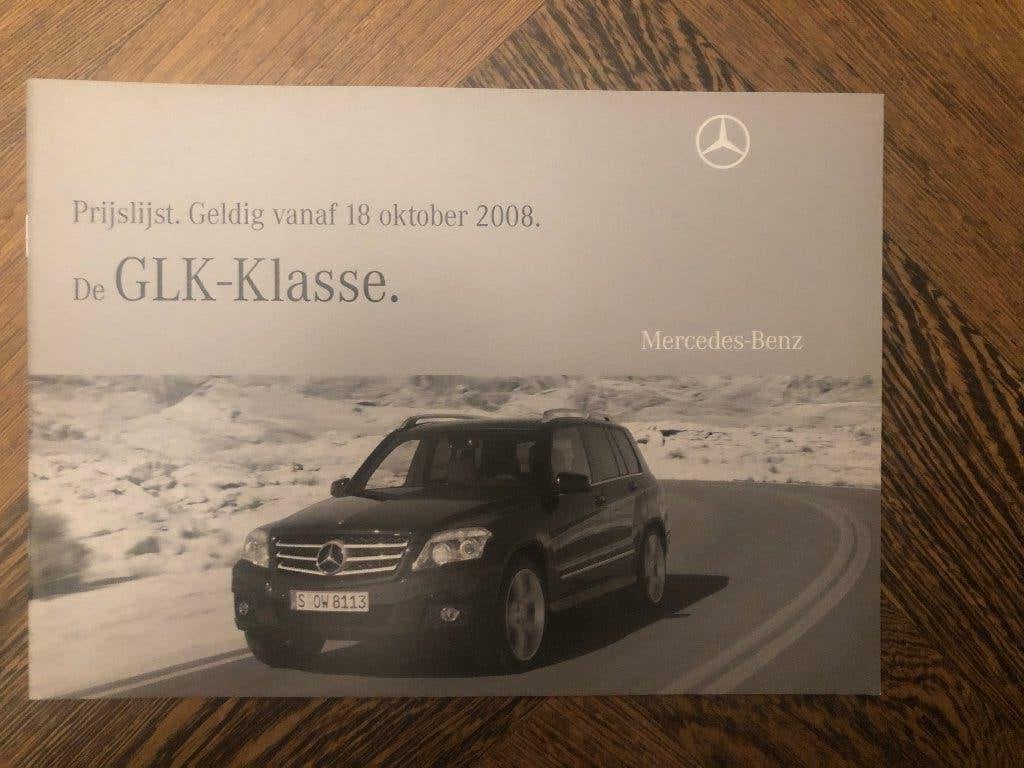 Prijslijst Mercedes-Benz GLK-klasse X204 2008 nieuw!, Boeken, Nieuw, Mercedes-Benz, Mercedes, Ophalen of Verzenden