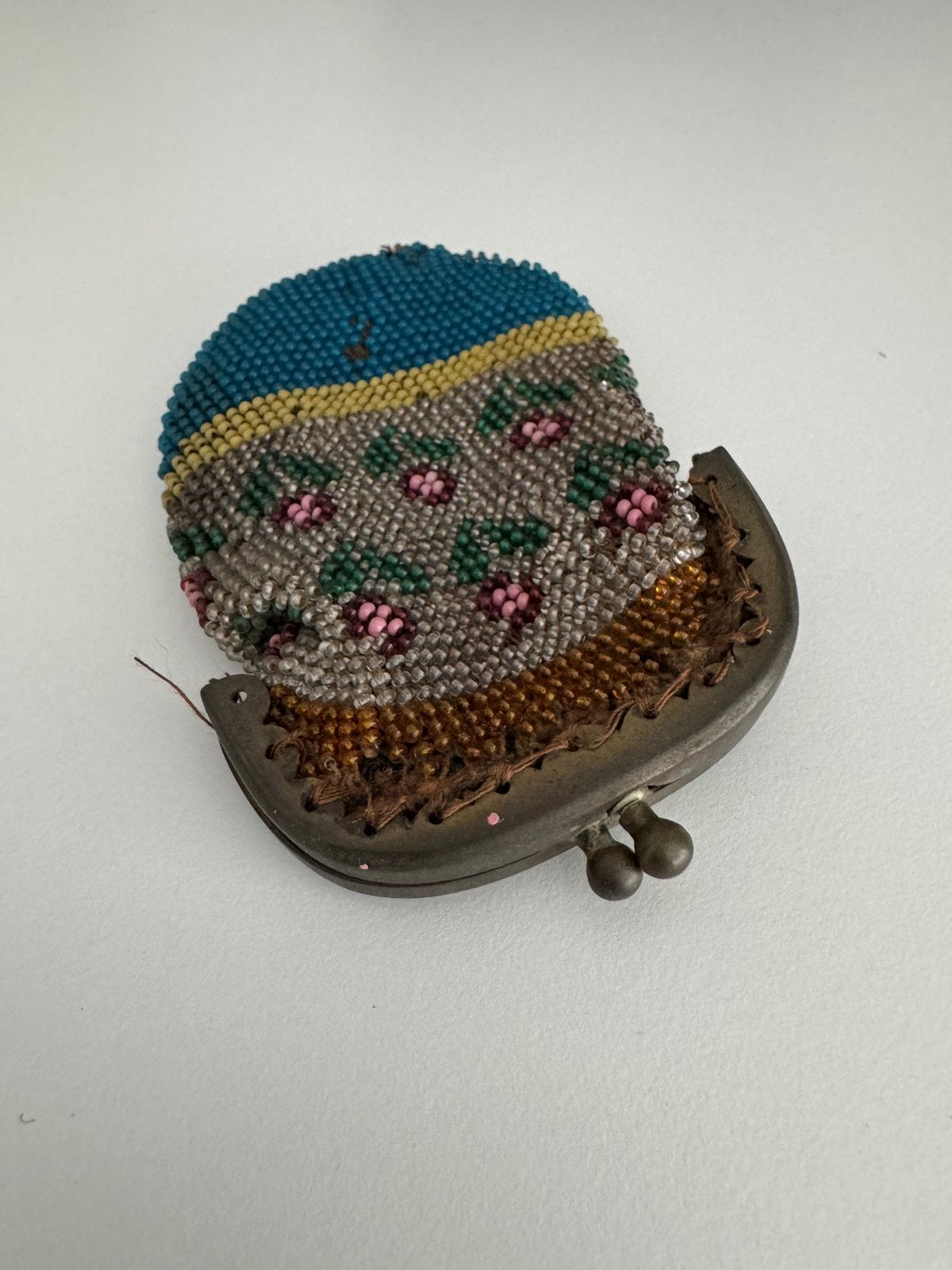 Beursbeugel kinderbeugel kralentasje kralenbeurs, Antiek en Kunst, Ophalen of Verzenden