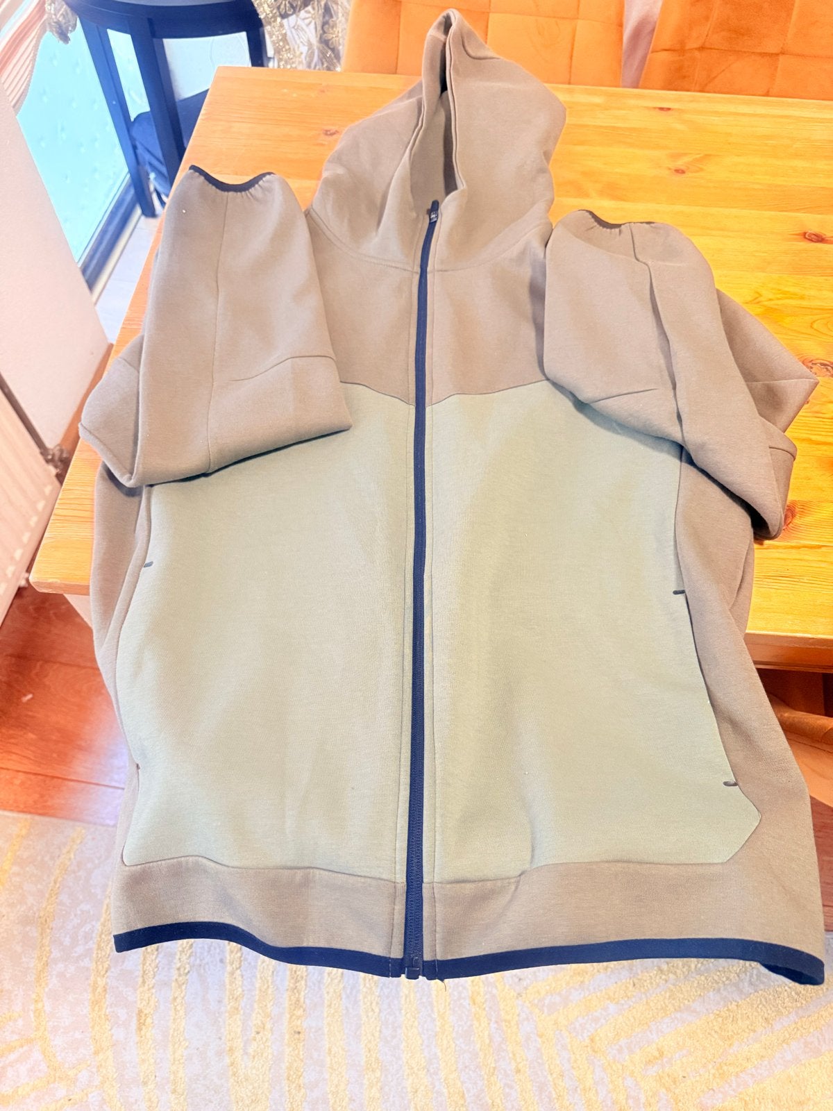 Kaki Groen Joggingpak / Trainingspak XXL - ZGAN, Kleding | Heren, Ophalen, Overige maten, Zo goed als nieuw, Groen