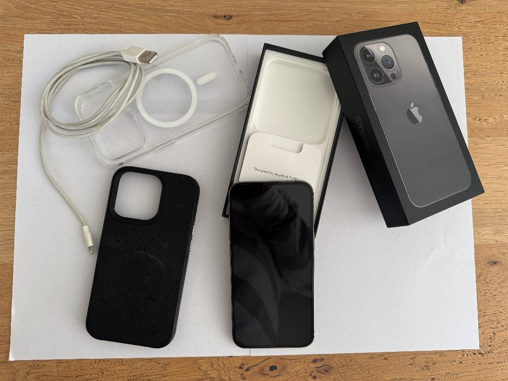 I Phone 13 Pro 125 GB, Ophalen, 128 GB, Zwart, Zo goed als nieuw