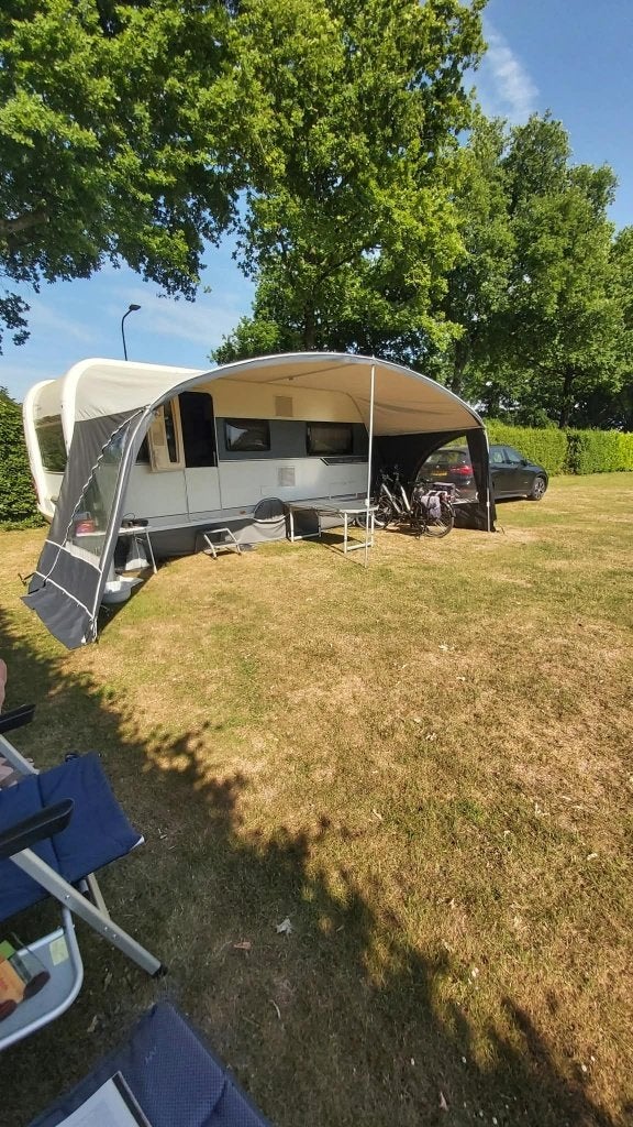 Dorema Porto luifel, Caravans en Kamperen, Voortenten en Luifels, Ophalen, Zo goed als nieuw, Ten Cate All Season 200g/m2, Dorema