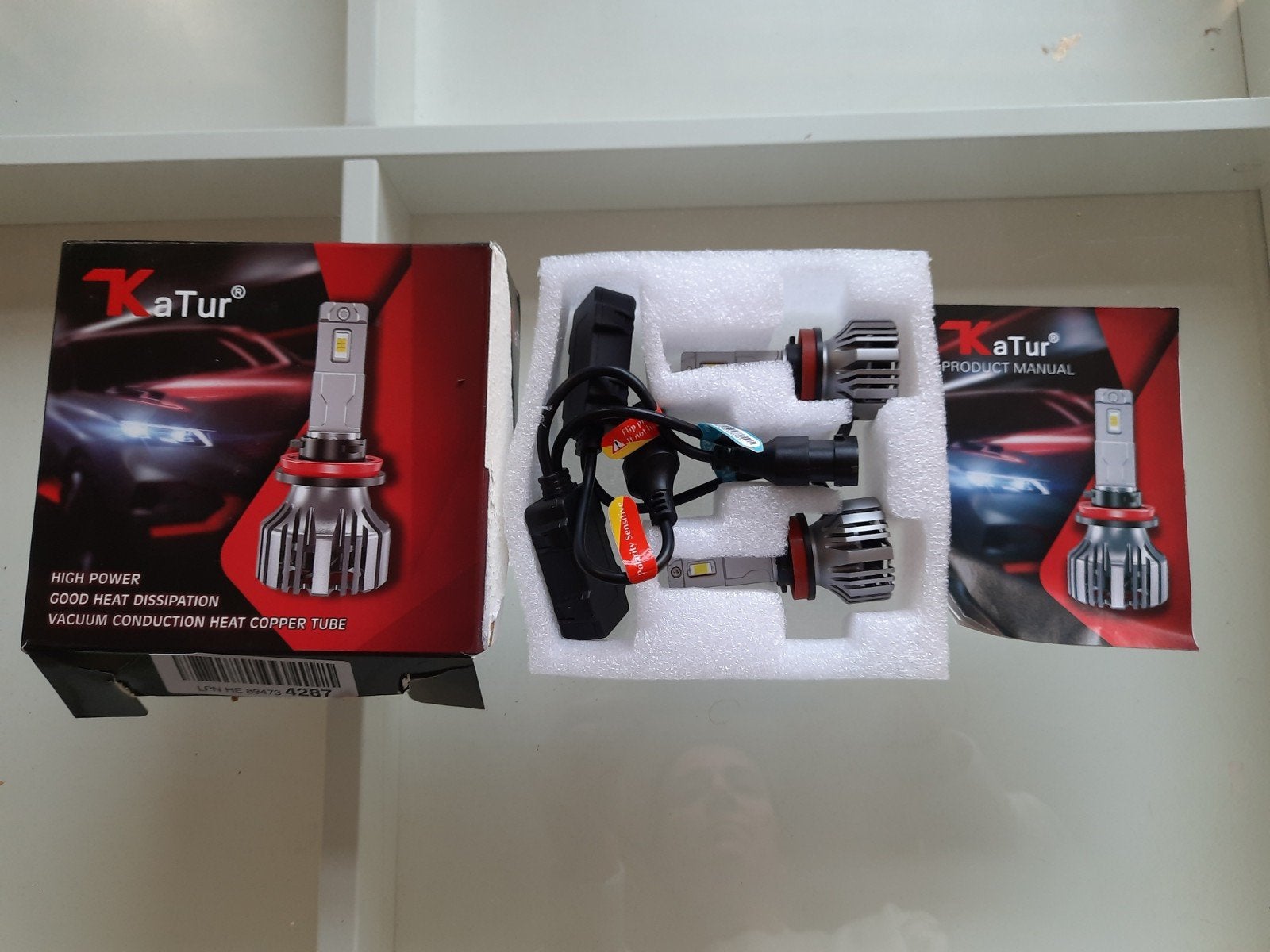 Katur H11 LED Koplampen - Hoge Kracht & Warmteafvoer, Katur, Onbekend, Nieuw, Ophalen of Verzenden
