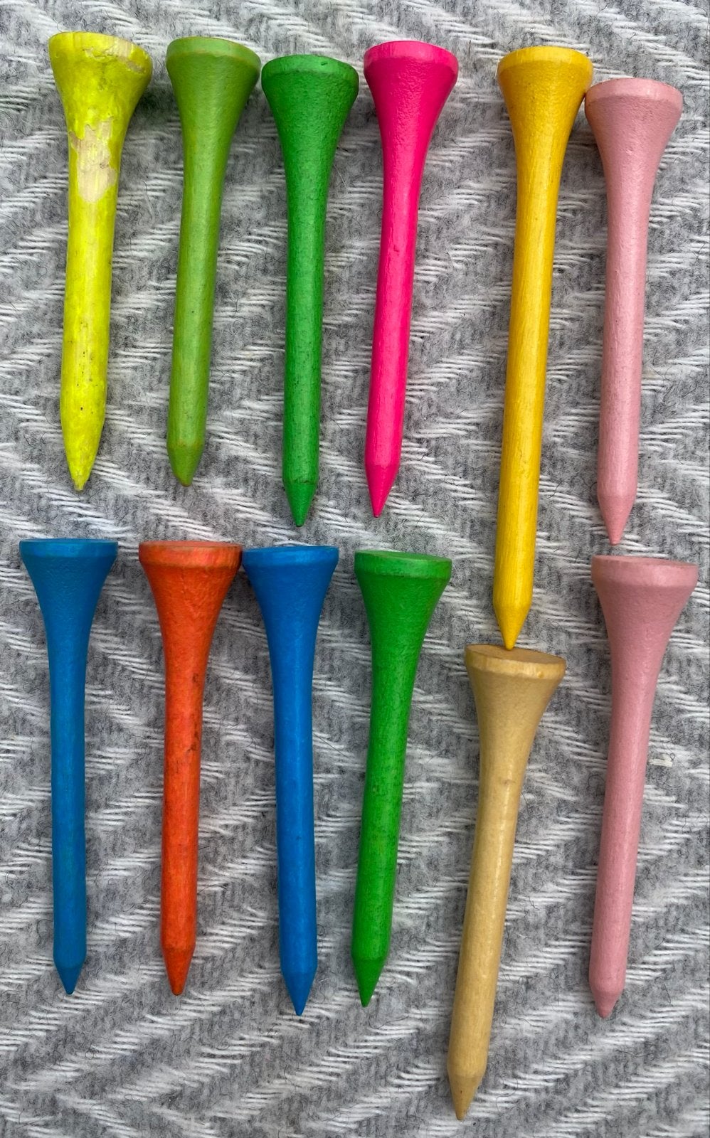 Diverse 13 gekleurde golf tees, Sport en Fitness, Golf, Ophalen of Verzenden, Gebruikt, Overige typen, Overige merken
