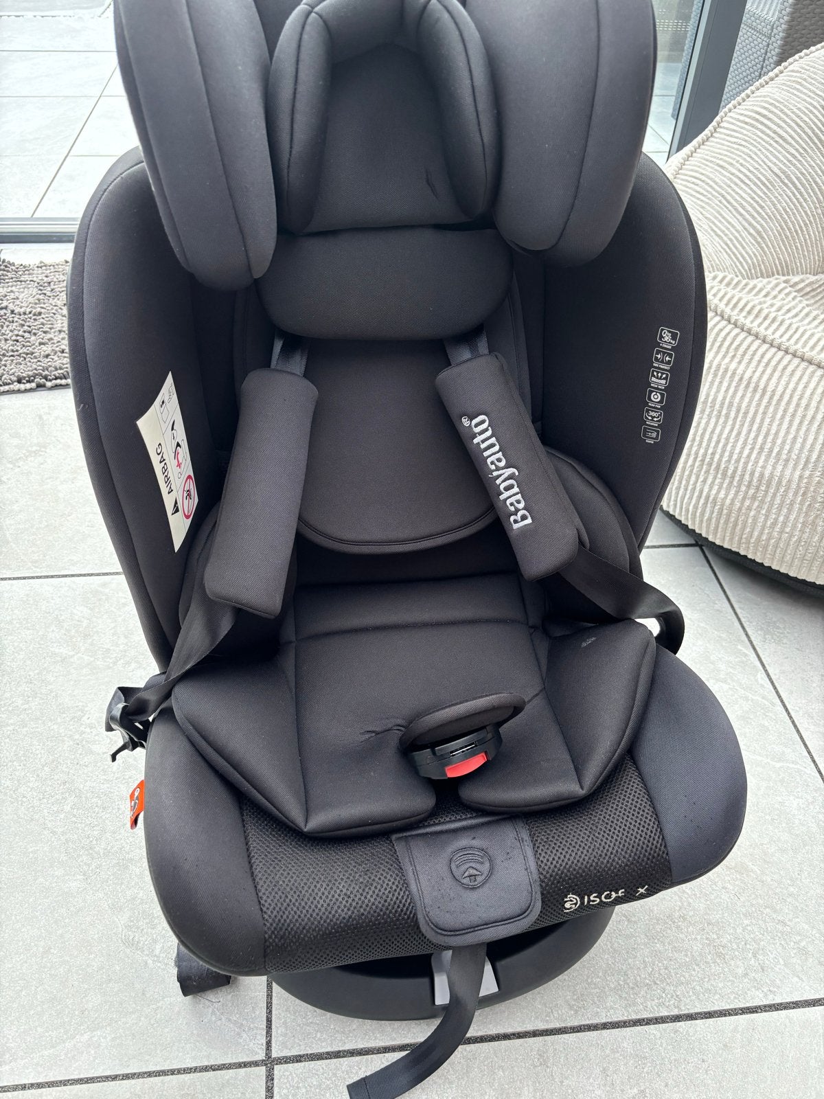Babyauto Autostoel - Veilig en Comfortabel voor uw Kind, Kinderen en Baby's, Overige merken, Autogordel of Isofix, Zo goed als nieuw