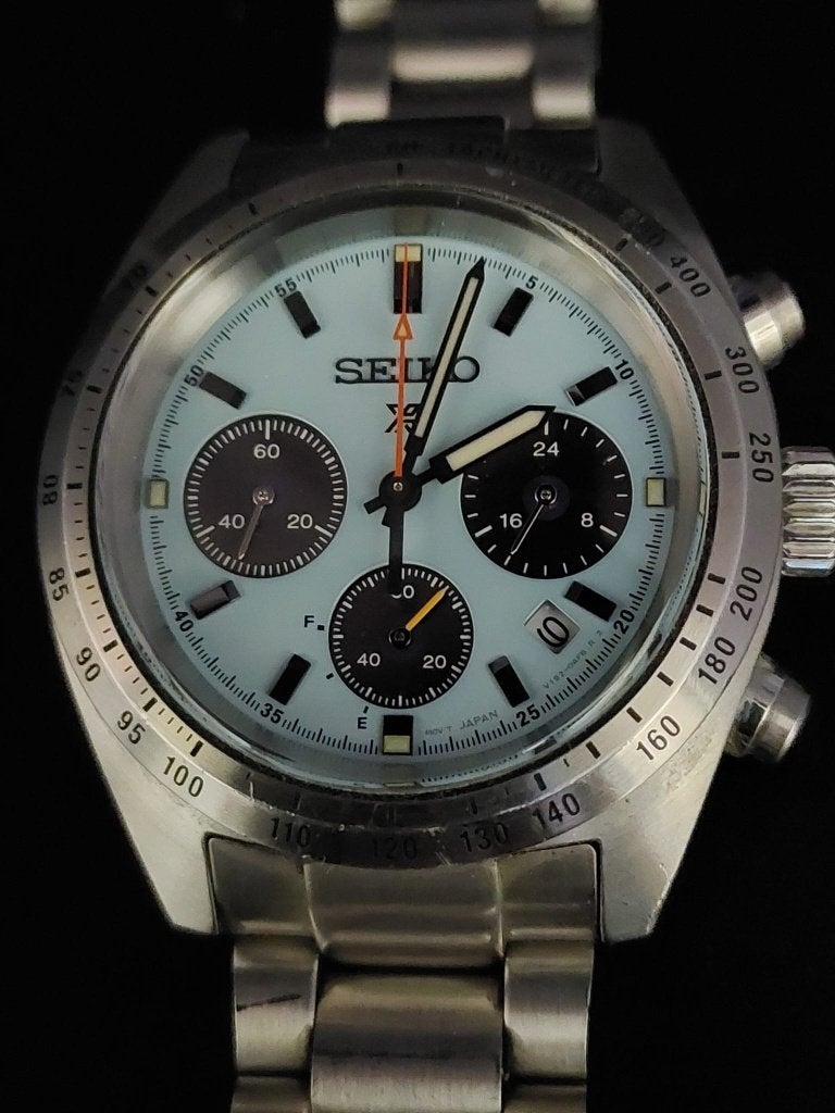 Seiko Prospex Speedtimer SSC937 – Eur Limited Ed. 1292/3000, Staal, Polshorloge, Ophalen of Verzenden, Zo goed als nieuw