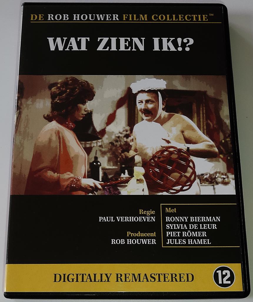 Dvd *** WAT ZIEN IK!? *** Rob Houwer Film Collectie, Cd's en Dvd's, Dvd's | Nederlandstalig, Ophalen of Verzenden, Zo goed als nieuw