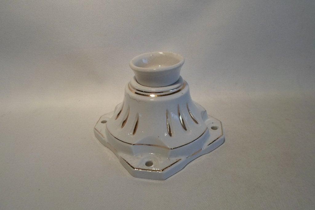 Plafondlamp Antiek Porselein jaren 20 30, Antiek en Kunst, Ophalen of Verzenden