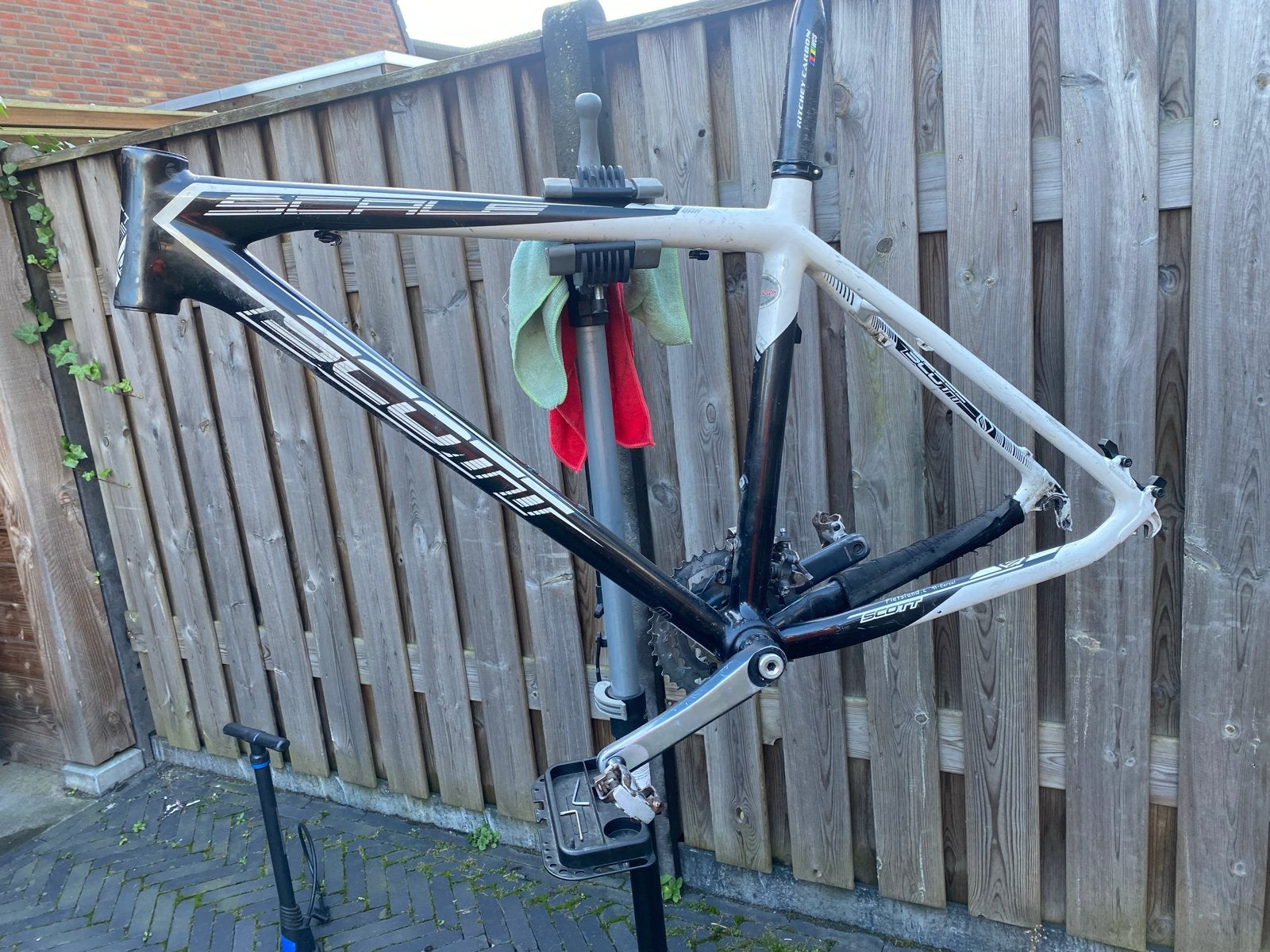 Scott Scale 10 Carbon Frame 26 inch (of 28 inch 25 mm band)., Ophalen, Frame, Gebruikt, Mountainbike