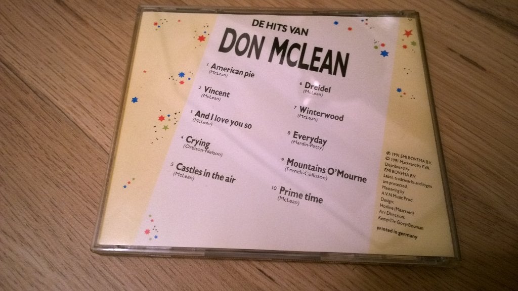 Rtl present - de hits van don mclean, Ophalen, Gebruikt, Poprock, Album