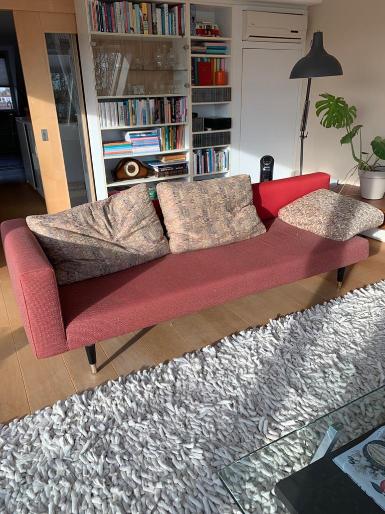 Hippe eighties bank Rolf Benz, Ophalen, Gebruikt, Driepersoons, 75 tot 100 cm