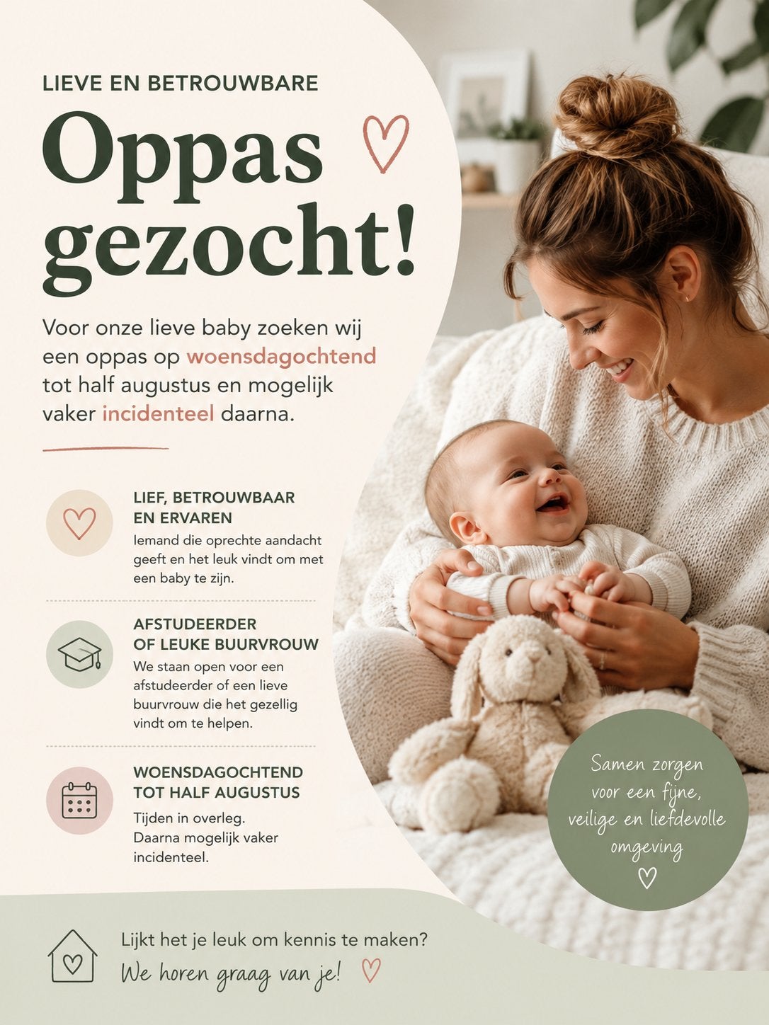 Oppas gezocht!, Ophalen