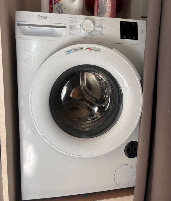 Beko Wasmachine ProSmartInverter 7kg, Ophalen, 1200 tot 1600 toeren, 10 kg of meer, Zo goed als nieuw