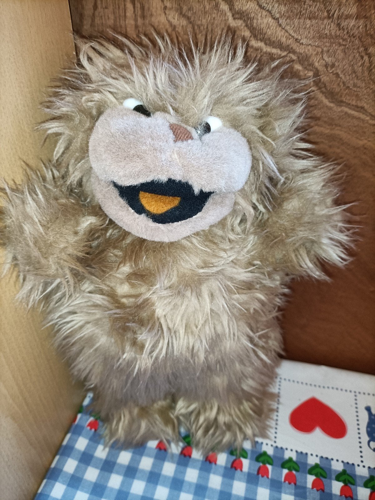 Oude Tommie knuffel Sesamstraat vintage 1990, Ophalen of Verzenden, Zo goed als nieuw, Overige typen