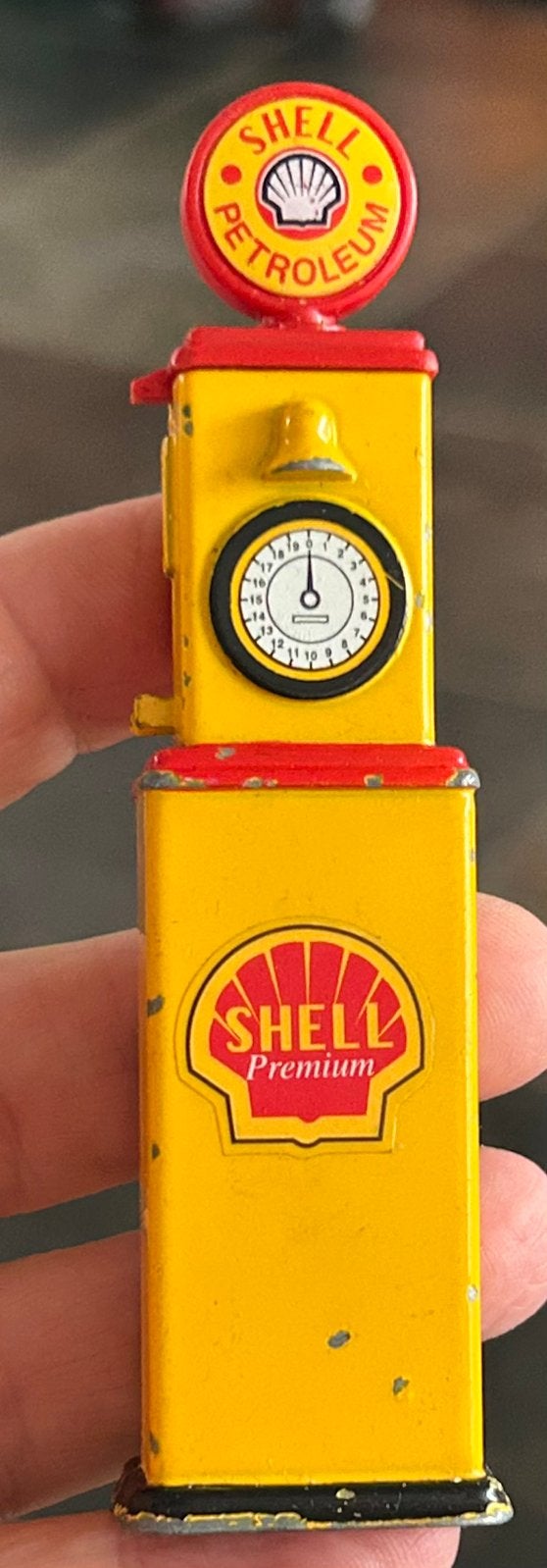 Shell tank bezinepomp incompleet, Gebruikt, Onbekend, Ophalen of Verzenden, Onbekend