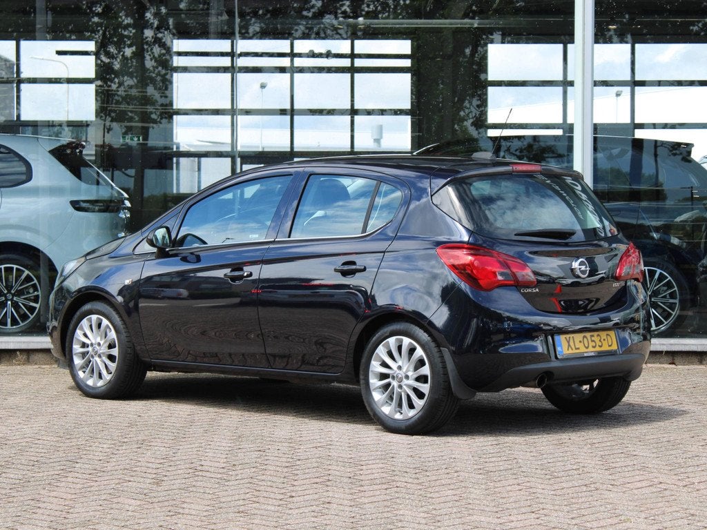 Opel Corsa 1.0 Turbo Online Edition | Navi/Climate/Carplay, Auto's, Opel, 12 maanden, Stof, Gebruikt, Blauw
