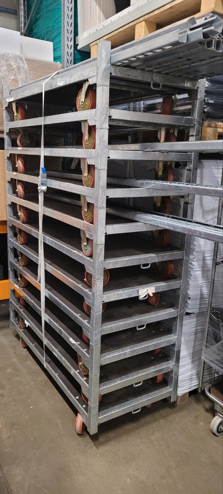 deense kar transportkar stelling magazijnwagen bloemenkar, Ophalen, Zo goed als nieuw, Overige typen, Minder dan 2 meter