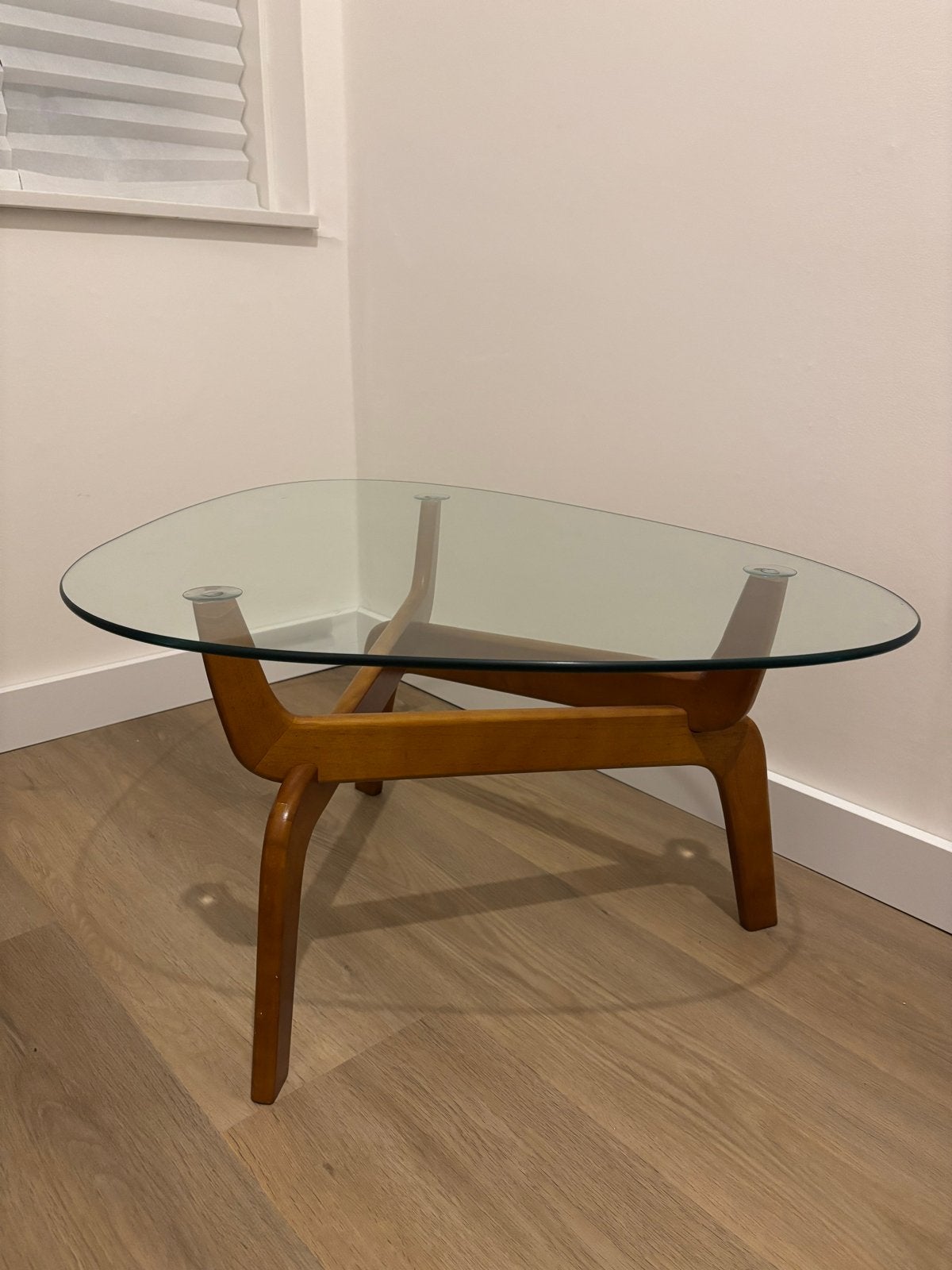 Kwantum glazen tafel, Ophalen, Gebruikt, Overige vormen, Glas