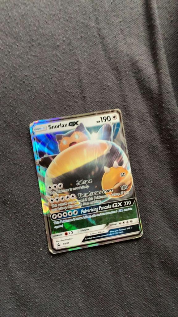 Snorlax GX, Ophalen of Verzenden, Zo goed als nieuw, Losse kaart