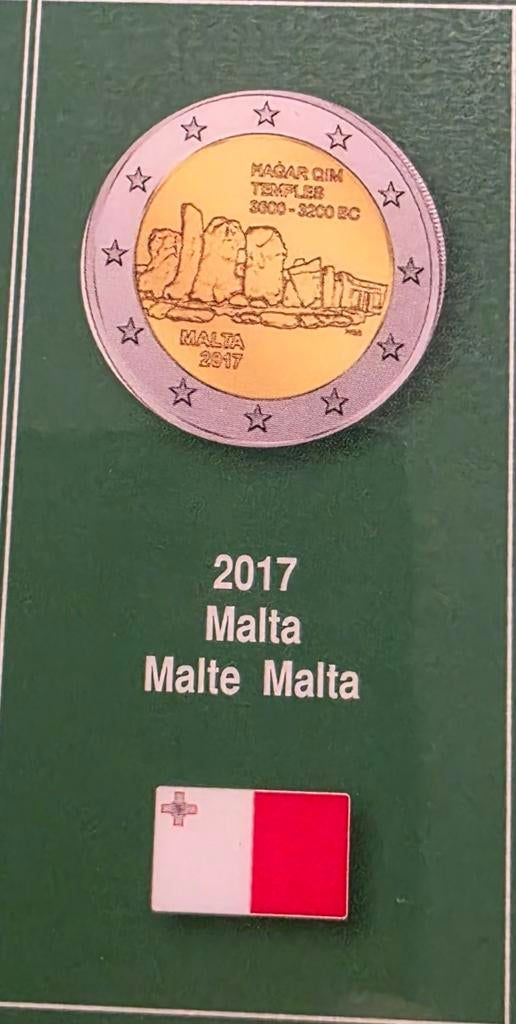 2 euro Malta 2017, Ophalen of Verzenden, Malta, 2 euro