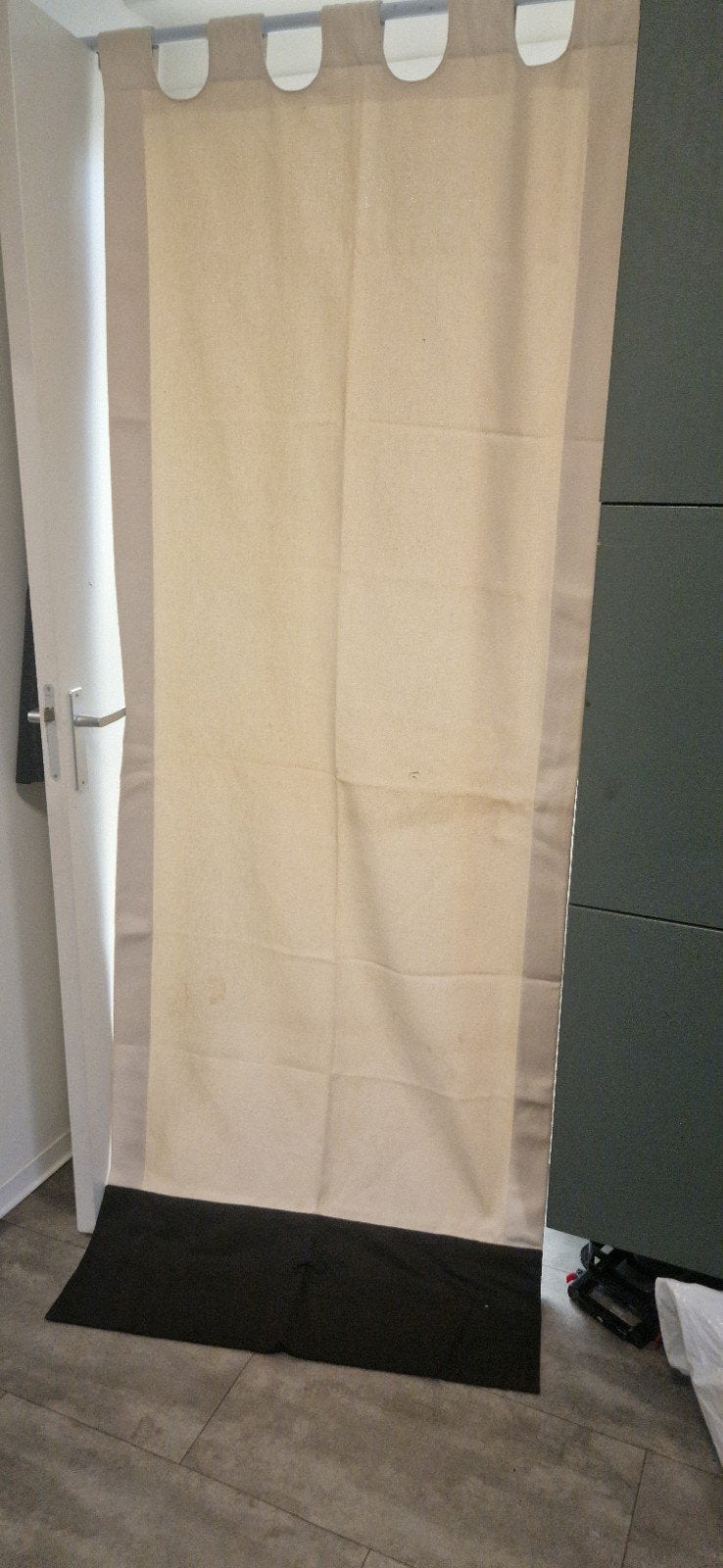 gordijnen Japanse style, Ophalen of Verzenden, Gebruikt, Overgordijn, Met haken