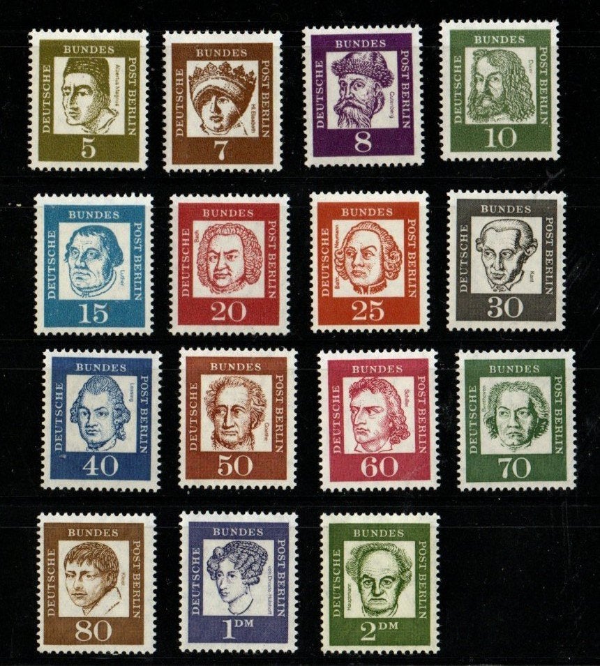NS288 Deutsche Bundes Post BERLIN compl. serie 199-213 PF !!, Verzenden, BRD, Postfris