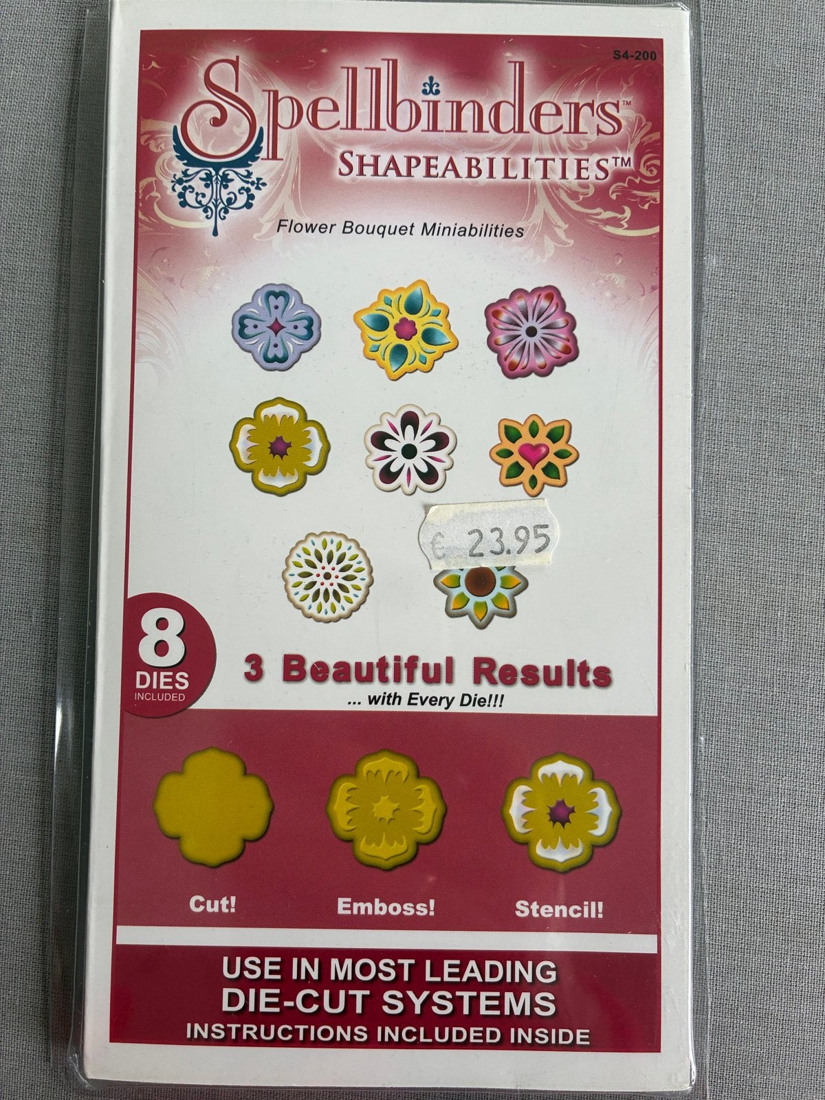 Spellbinders Shapeabilities. QuicKutz snij/embossingmachine, Geschikt voor snijden, Gebruikt, Gereedschap of Toebehoren, Meerkleurig