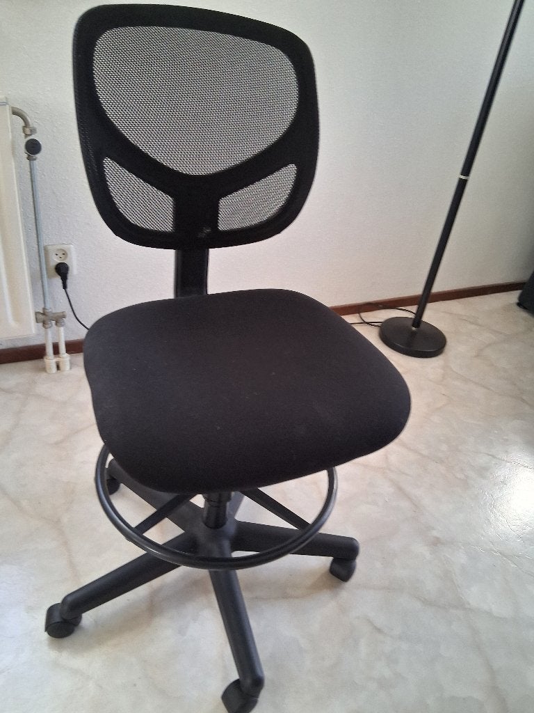 Bureau stoel, Ophalen, Zo goed als nieuw, Zwart