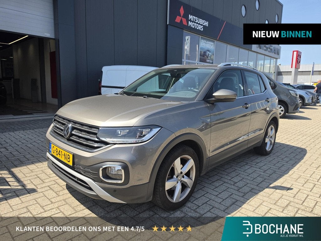 Volkswagen T-Cross 1.0 TSI Style | Navigatie | Trekhaak | Ca, Auto's, Volkswagen, Gebruikt, Met garantie (alle), 116 pk, Origineel Nederlands