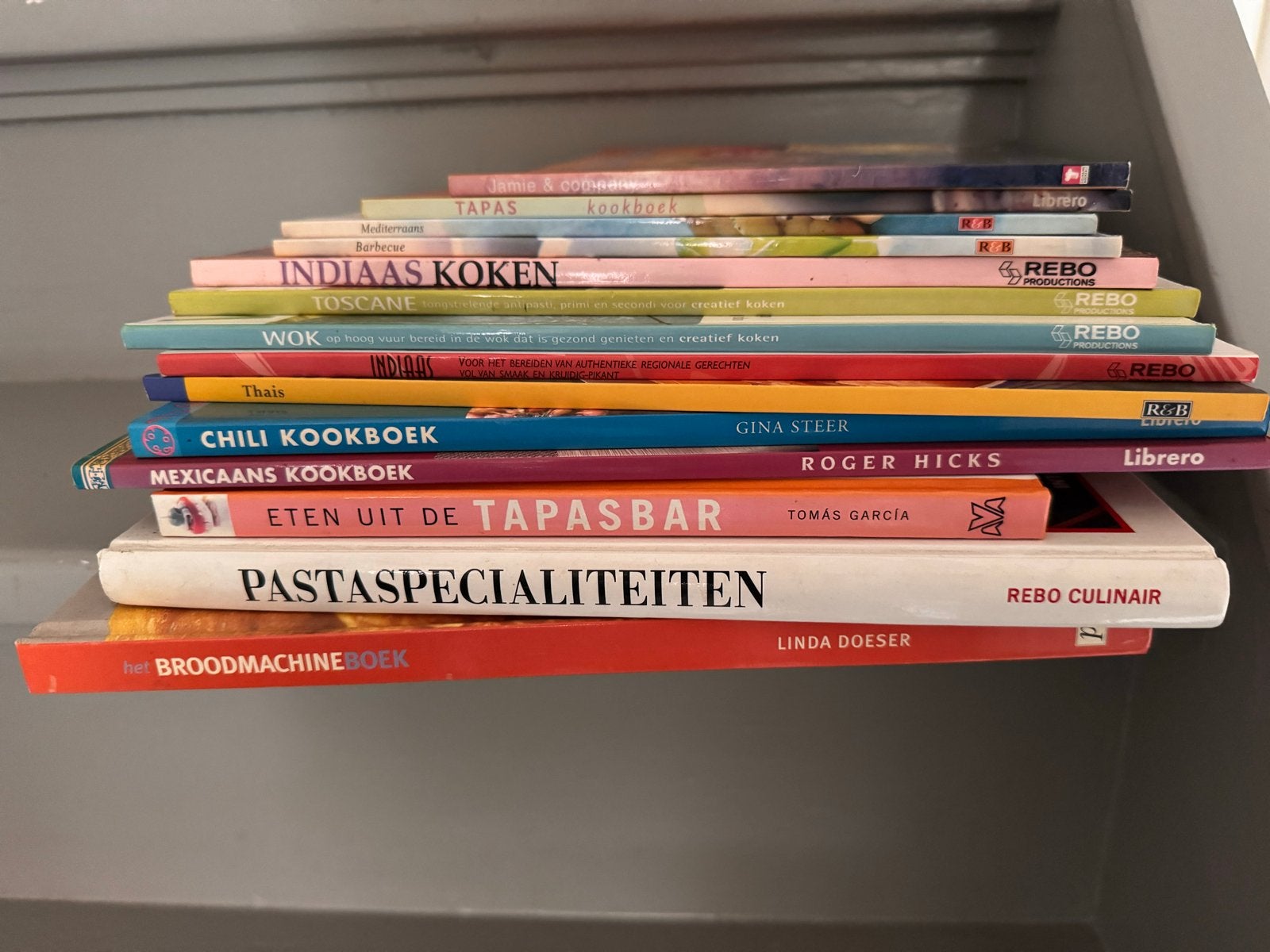 Diverse kookboeken: Italiaans, Indiaas, Mexicaans, Tapas en, Ophalen of Verzenden, Gelezen, Overige gebieden, Hoofdgerechten