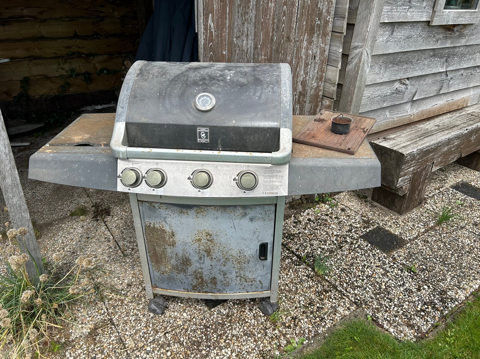 Gardengrill gas barbecue, Ophalen, Gebruikt