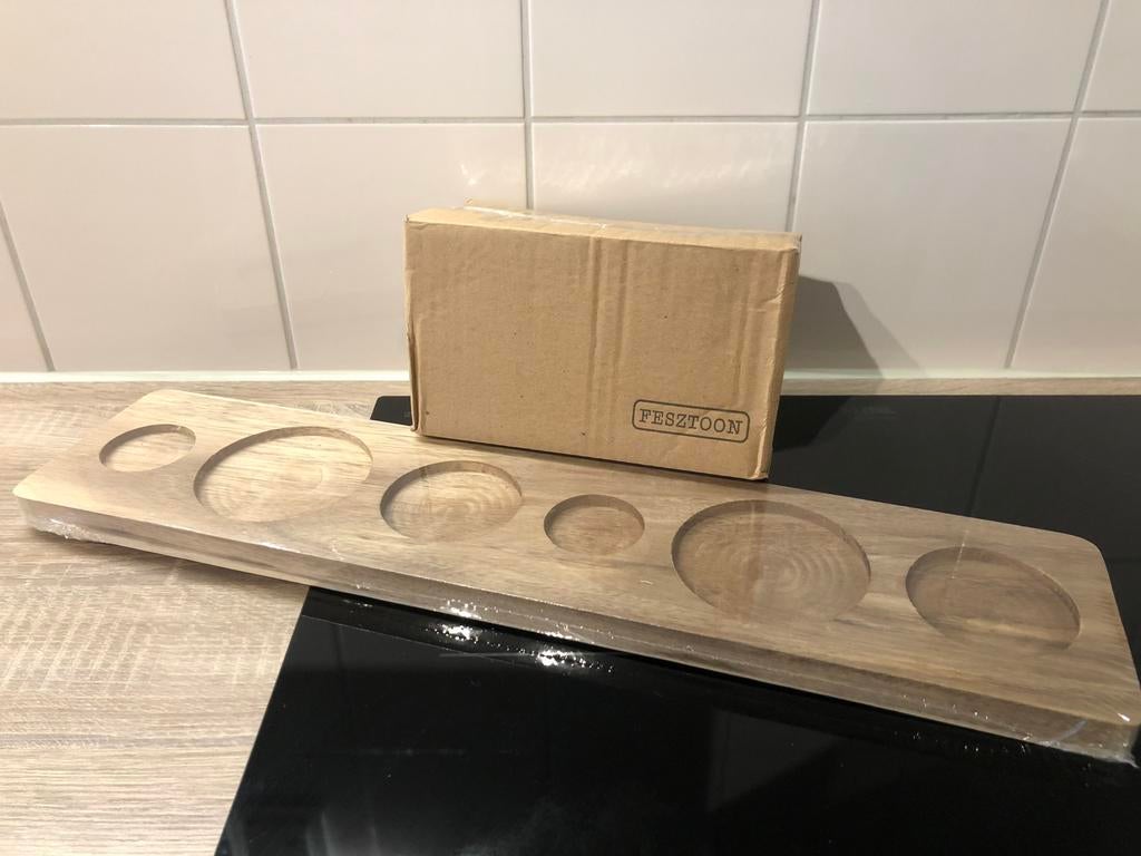Houten serveerplank nieuw!, Hout, Snij-/serveerplank, Nieuw, Ophalen of Verzenden