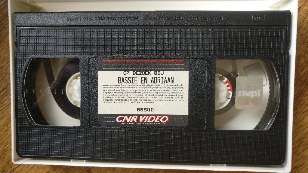 Op bezoek bij Bassie & Adriaan 1990 CNR, Cd's en Dvd's, Gebruikt, Alle leeftijden, Ophalen of Verzenden, Kinderprogramma of -film