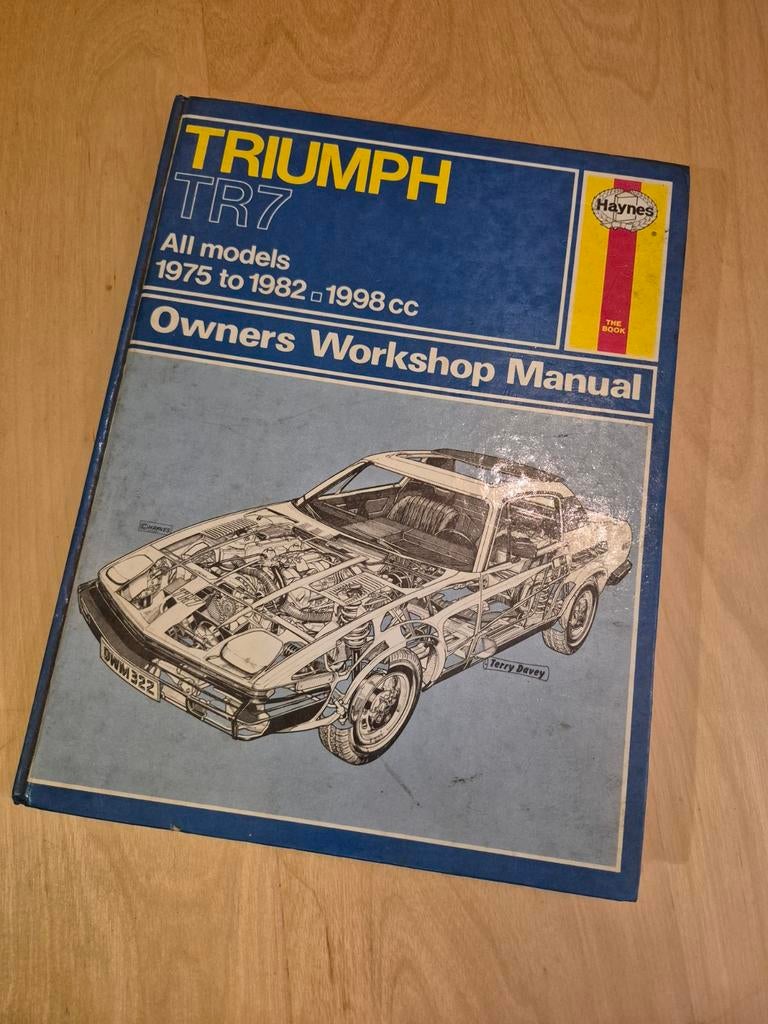 Triumph TR7 Owners Workshop Manual Haynes, Ophalen of Verzenden