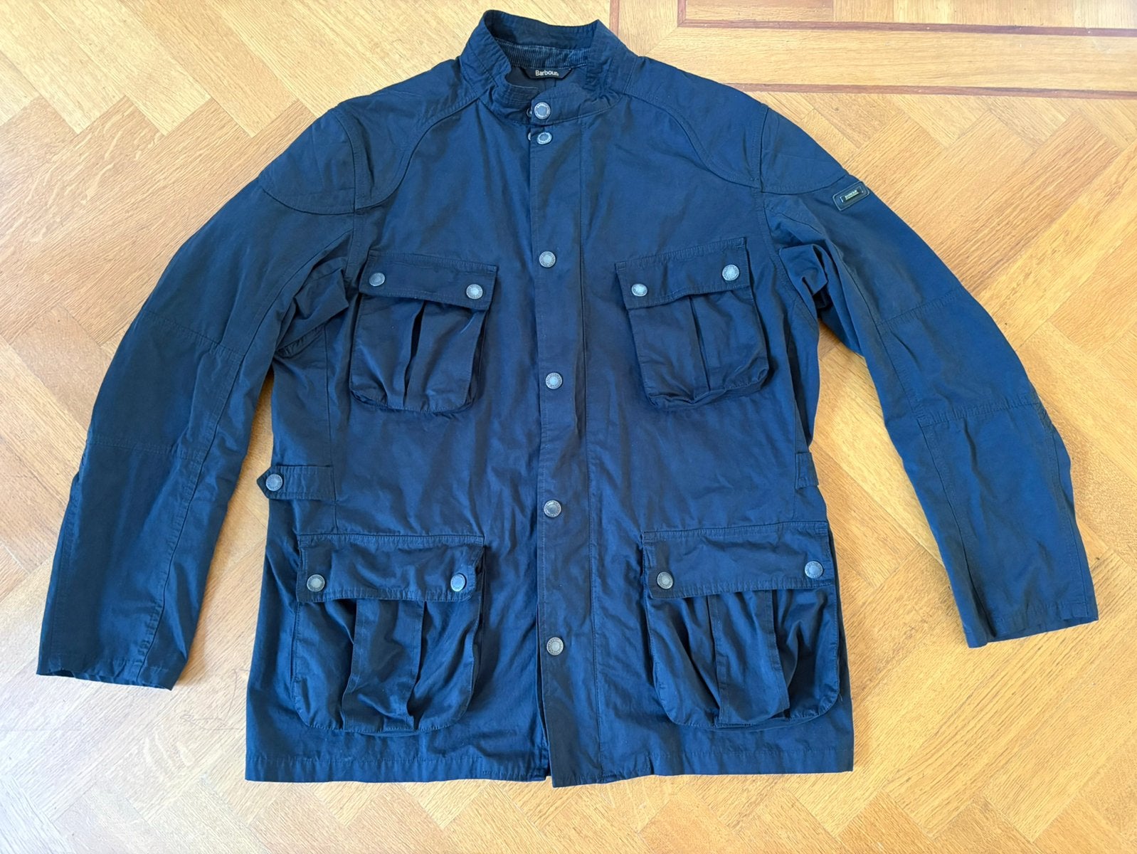 Barbour Wax Biker Jacket XXL / XL, Ophalen of Verzenden, Zo goed als nieuw, Maat 56/58 (XL), Blauw