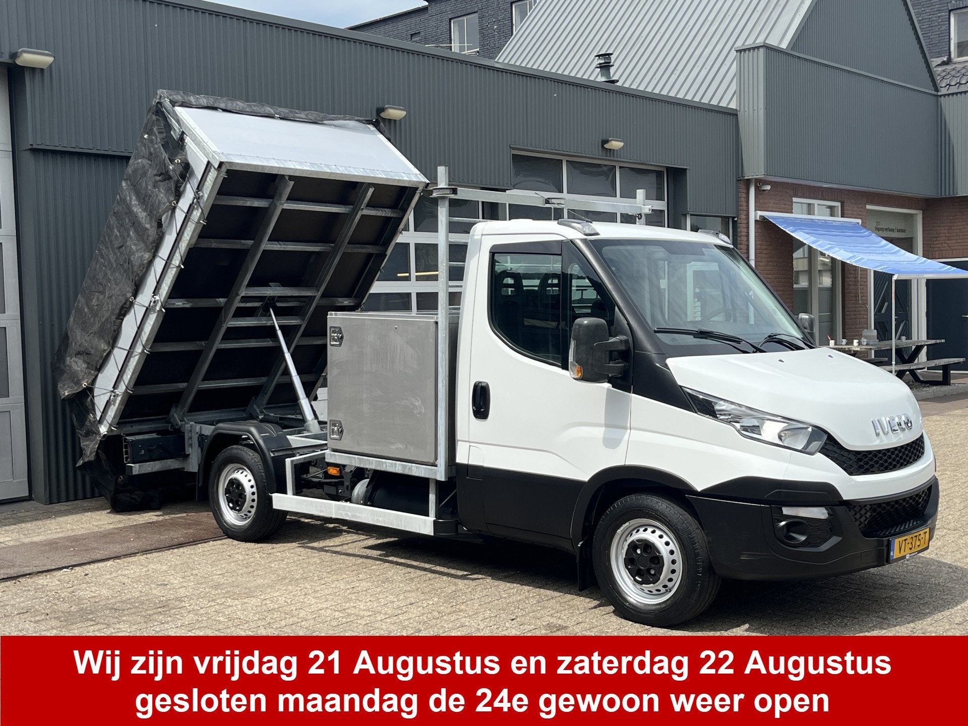 Iveco Daily 35S14N 3.0 345 Kipper Trekhaak 3500kg trekgewich, Auto's, Gebruikt, 4 cilinders, Electronic Stability Program (ESP)