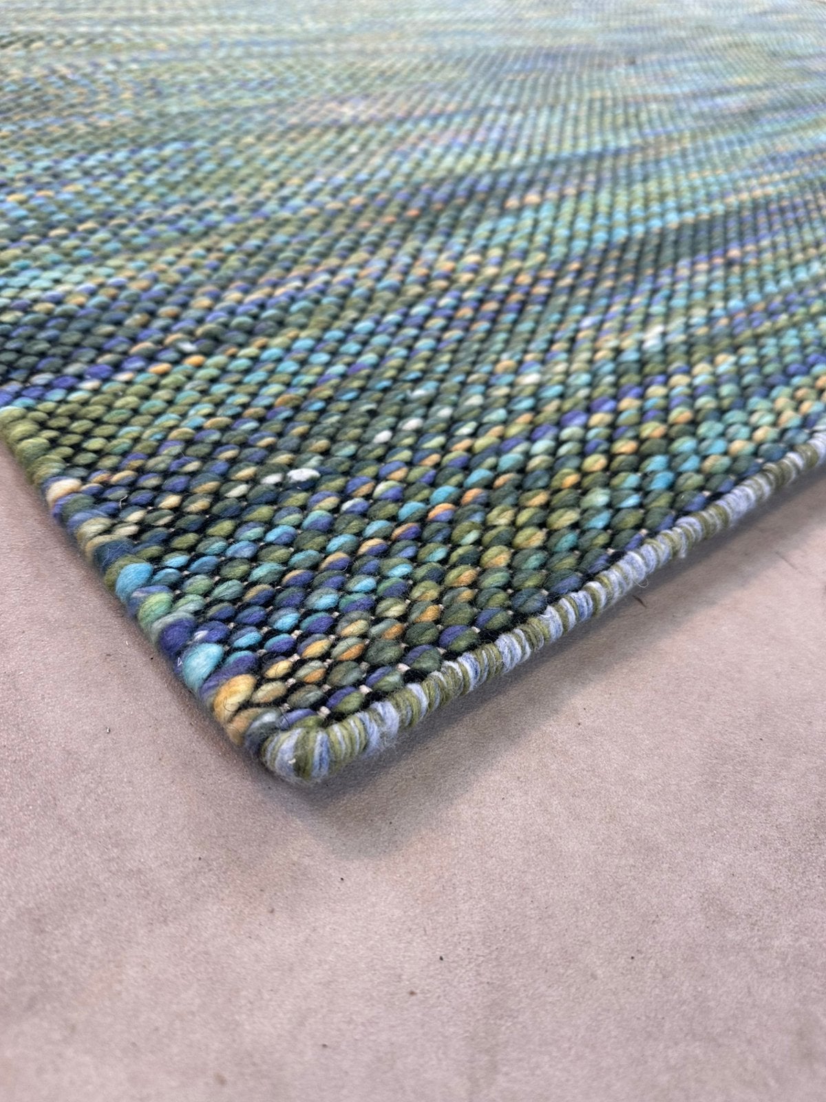 Vloerkleed Groen Gemeleerd Brinker Forest Green 200x290, 200 cm of meer, Ophalen of Verzenden, Zo goed als nieuw, X