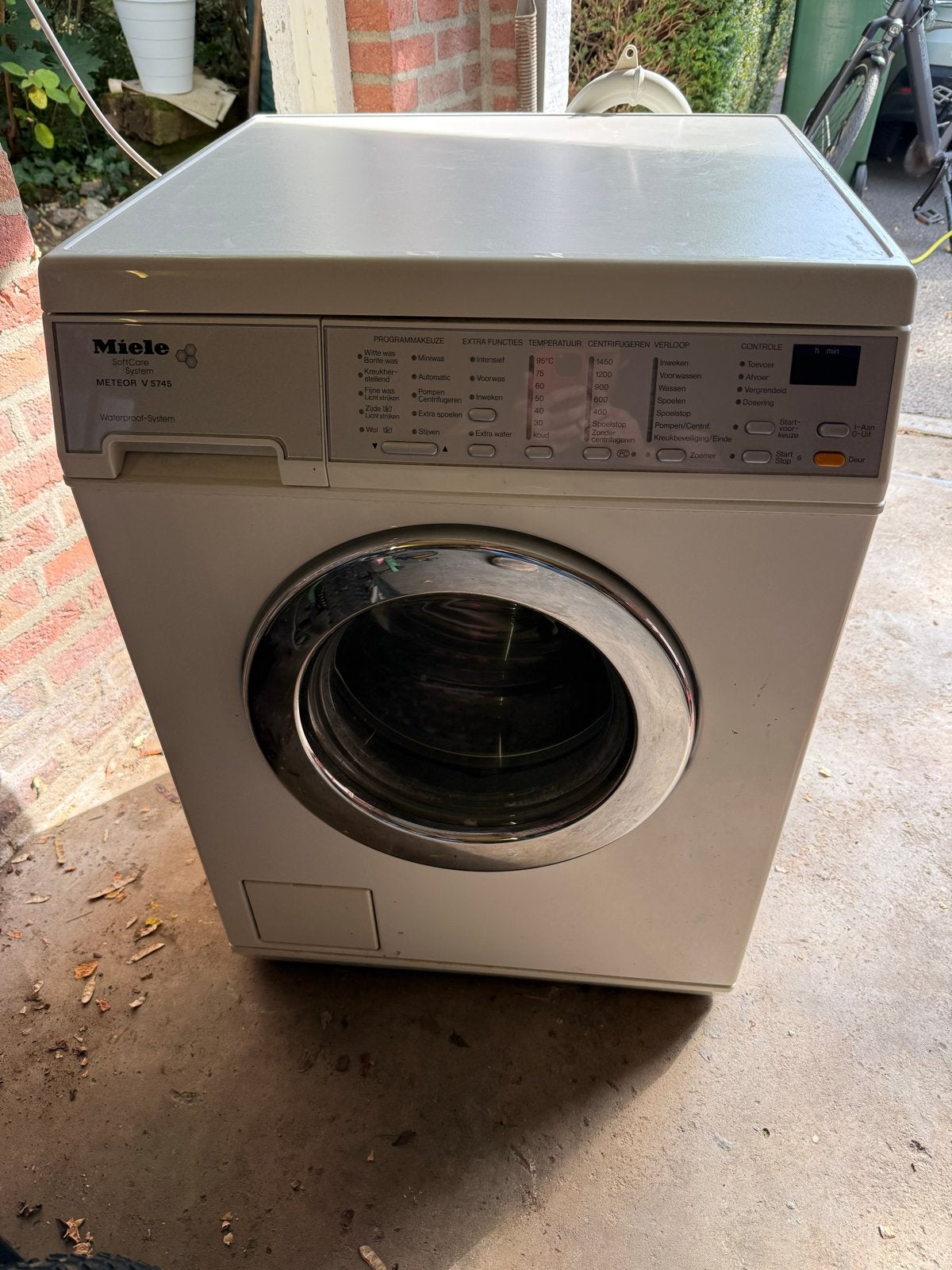 Miele Meteor V5745 Wasmachine - Werkend, Ophalen, Gebruikt, Voorlader, 85 tot 90 cm