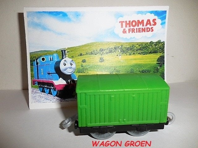 Trackmaster Thomas de Trein, Wagon Groen, Ophalen of Verzenden, Zo goed als nieuw