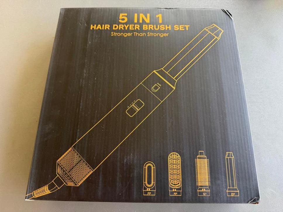 Föhn 5-in-1 Haarstyling Set - Krullen, Stijlen, Drogen, Ophalen of Verzenden, Nieuw, Haarverzorging
