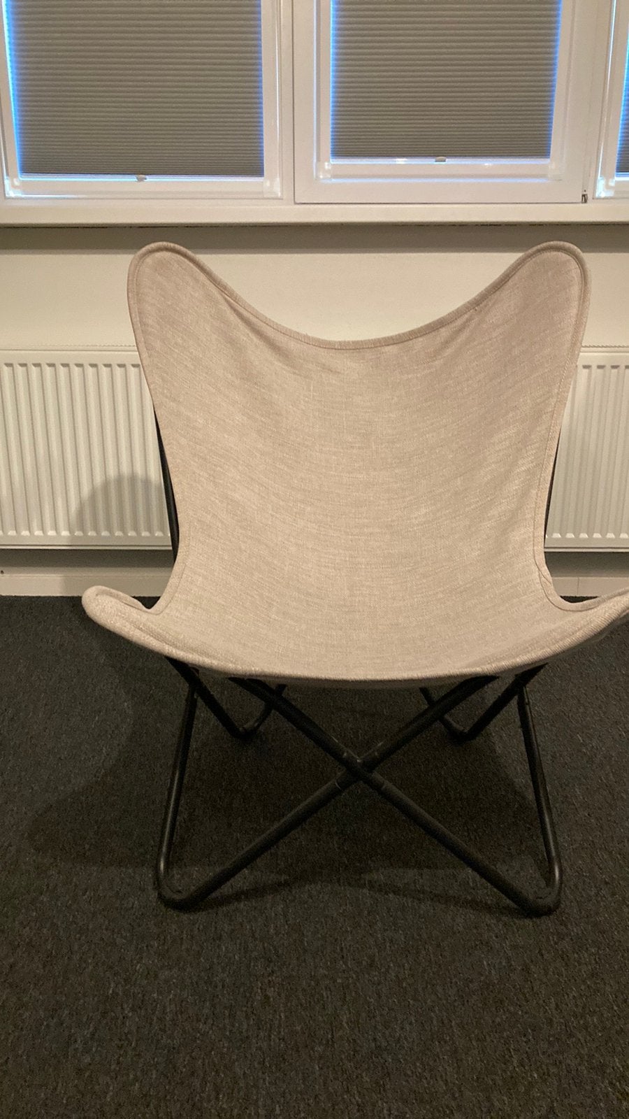 Vlinderstoel, Huis en Inrichting, Ophalen, Bruin, Zo goed als nieuw, Eén