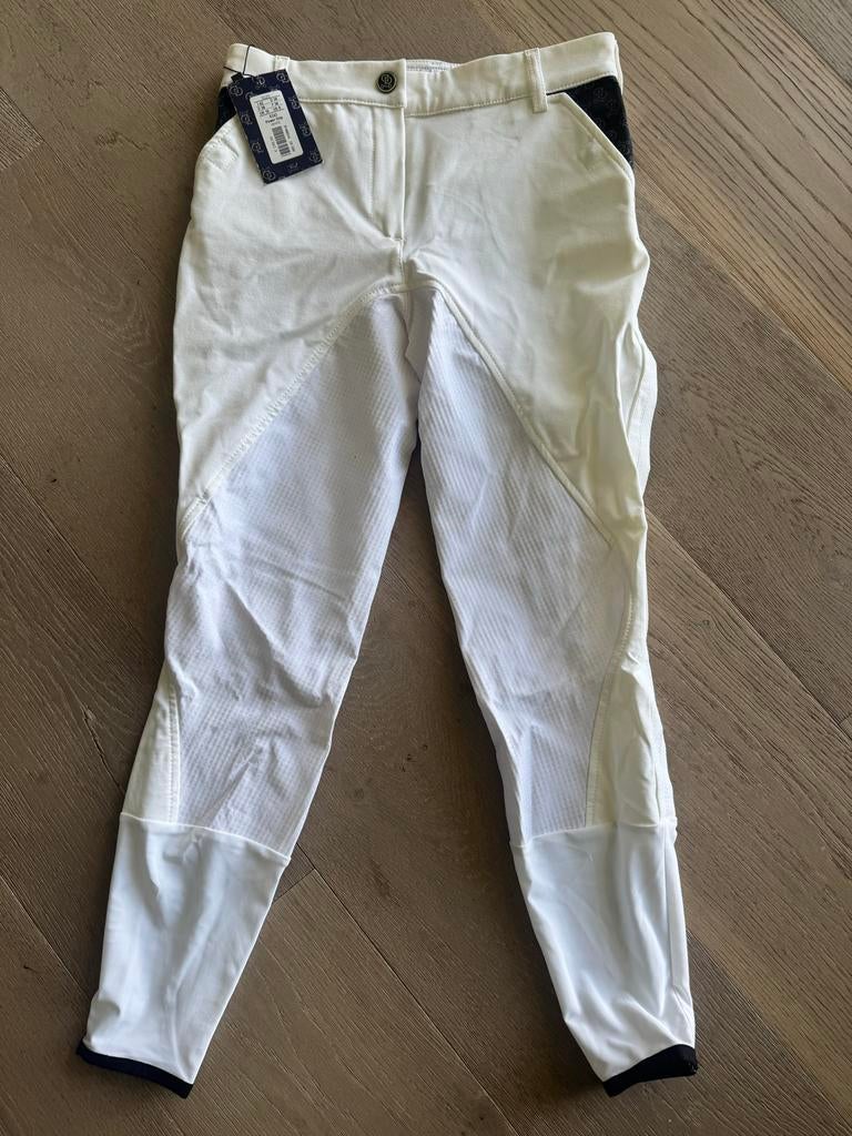 Nieuwe witte Accademia rijbroek full grip, NL maat 38, Dieren en Toebehoren, Paardrijkleding, Ophalen of Verzenden, Nieuw, Dames