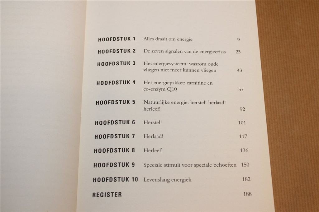 Boordevol Energie in 10 Dagen — Carnitine & Co-enzym Q10, Ophalen of Verzenden, Gelezen