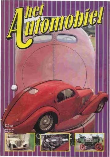 Het Automobiel 6 Barkey, Renault 4CV, Bugatti Atlantic, S800, Ophalen of Verzenden, Nieuw, Renault