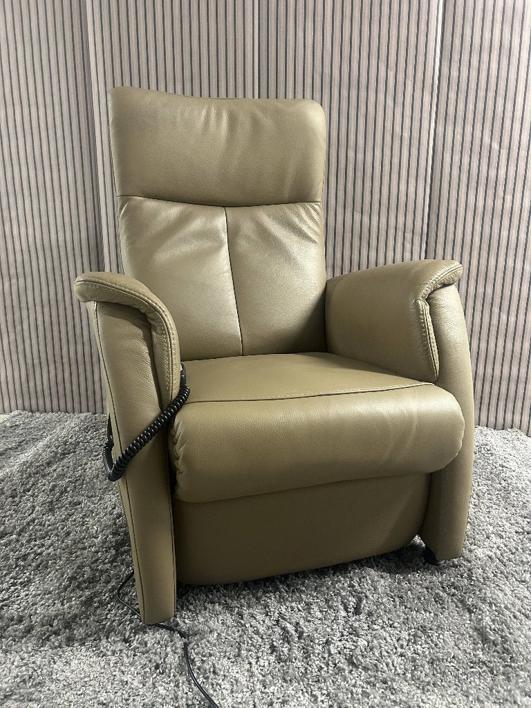 Limoss Sta op Fauteuil, 75 tot 100 cm, Ophalen of Verzenden, Zo goed als nieuw, Leren sta op Fauteuil