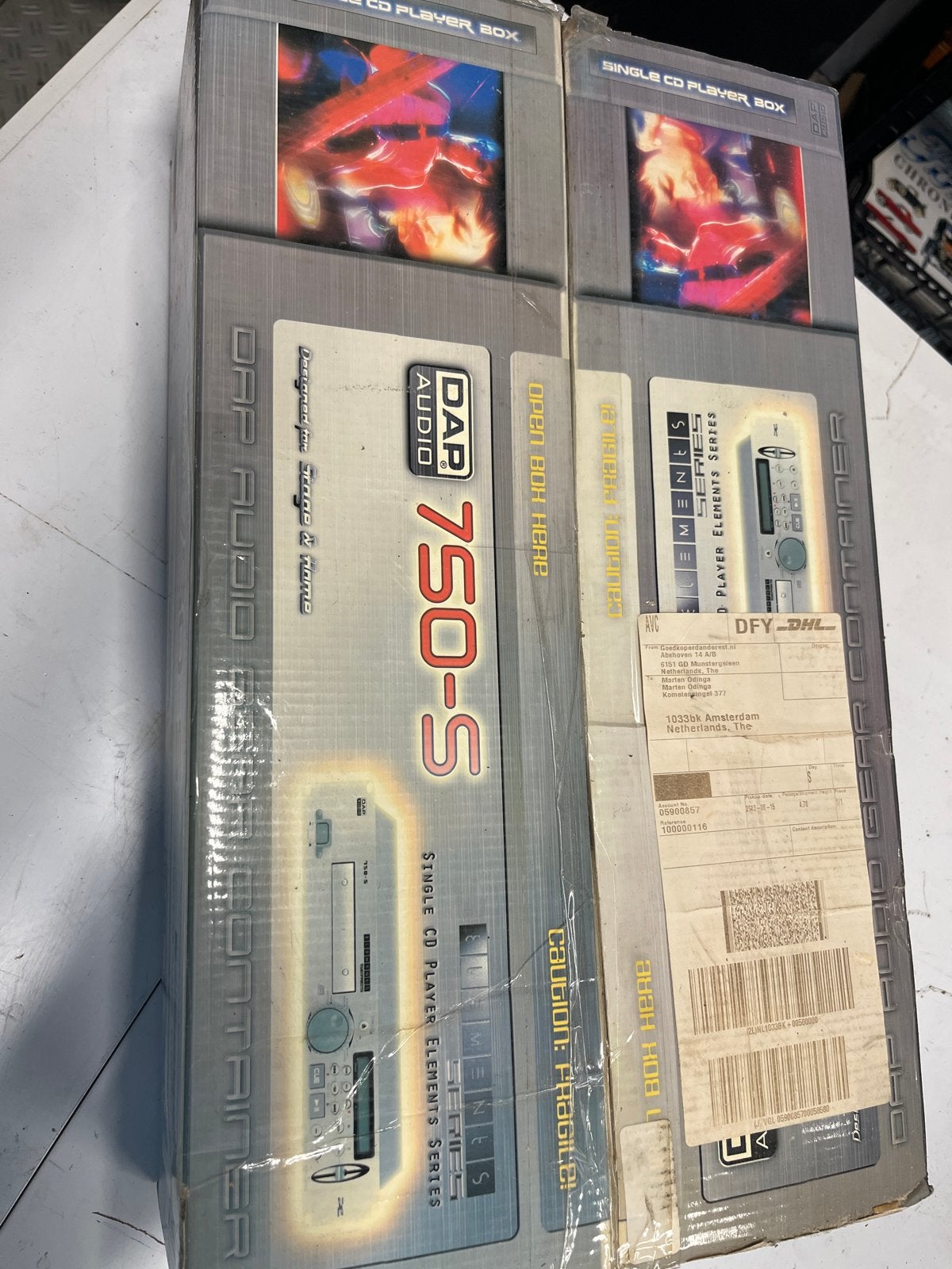 DAP Audio 750-S Single CD Player - Nieuw in doos, Ophalen of Verzenden, Nieuw, Overige merken