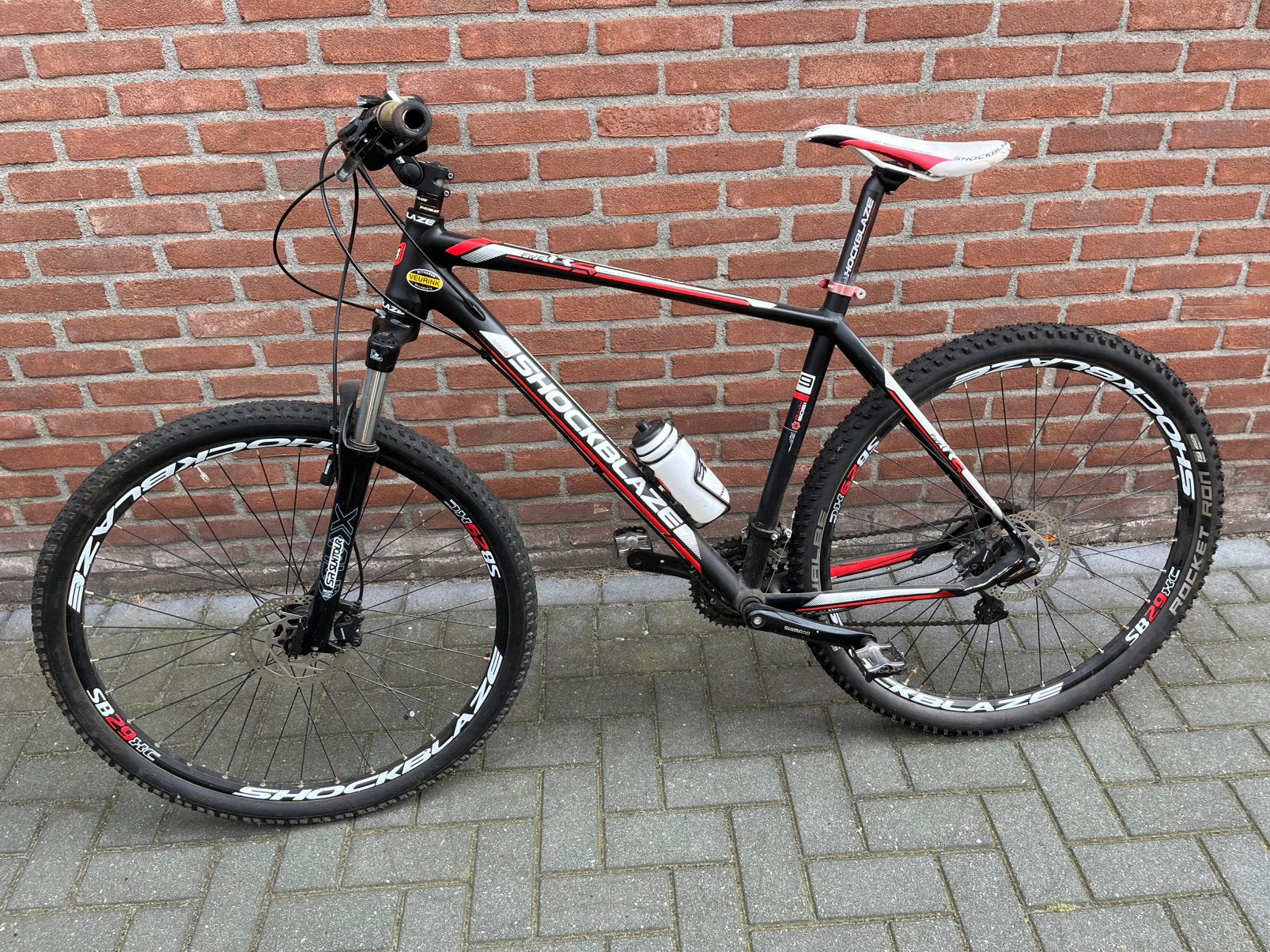 Te koop shockblaze rs-five 29er, Gebruikt, 49 tot 53 cm, Schijfrem, Ophalen