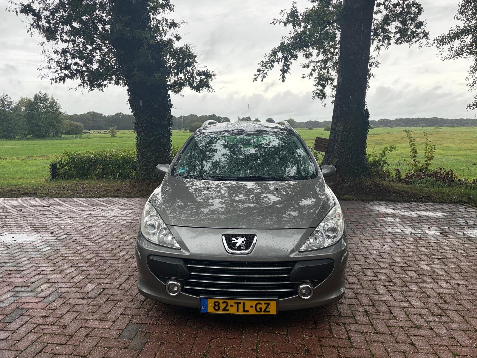 Peugeot 307 2.0 16V SW 2006 Grijs, 730 kg, 4 cilinders, 7 stoelen, Origineel Nederlands
