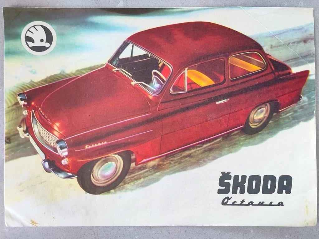 Skoda folder / sheet, Ophalen of Verzenden, Gelezen, Overige merken