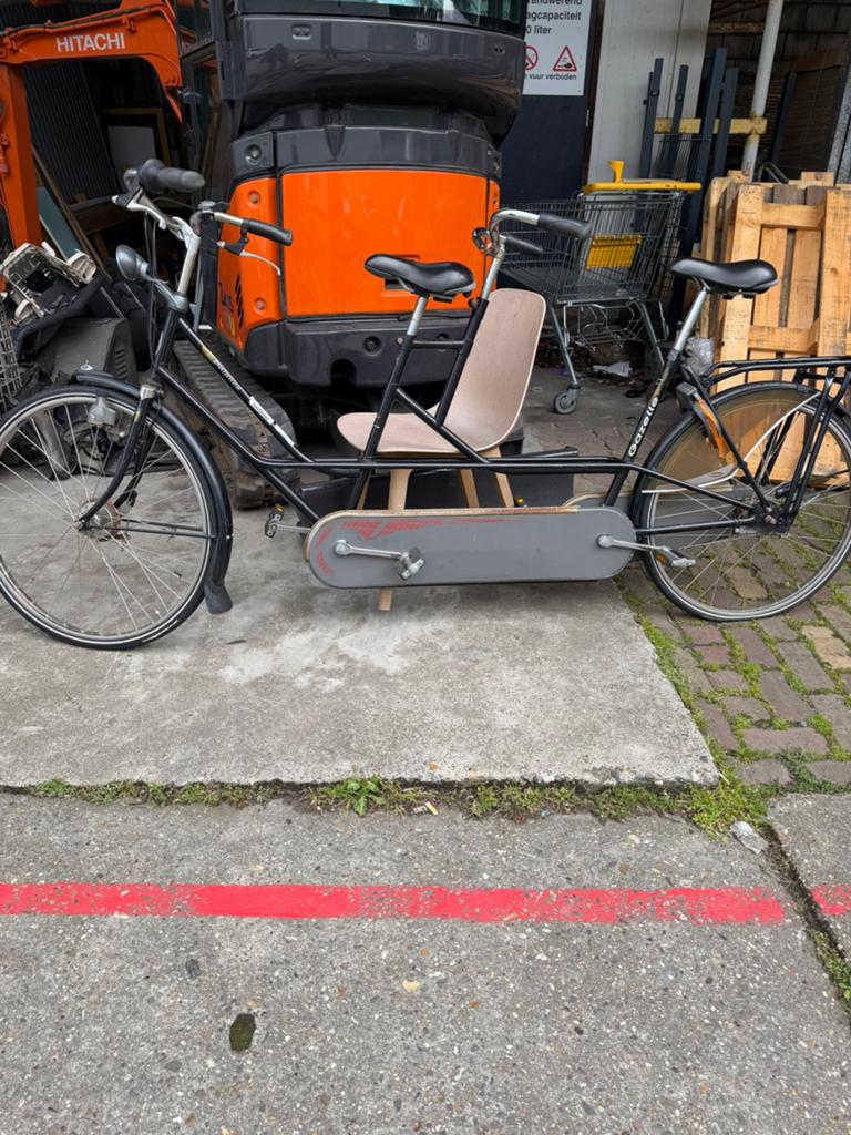 Fiets Tandem opknapper gazelle, Fietsen en Brommers, Fietsen | Tandems, 55 cm of meer, Ophalen of Verzenden, Gebruikt, Minder dan 10 versnellingen